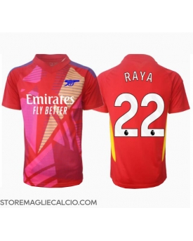 Arsenal David Raya #22 Portiere Maglia Gara Trasferta Repliche 2024-25